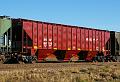 BNSF 467076 - Hopper with Swoosh Logo